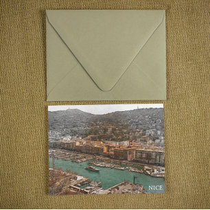 Carte Postale Nice France Port Lympia Panorama