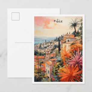 Carte Postale Nice France Voyage Esthétique