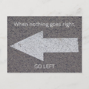 Carte Postale Nichts geht rechts
