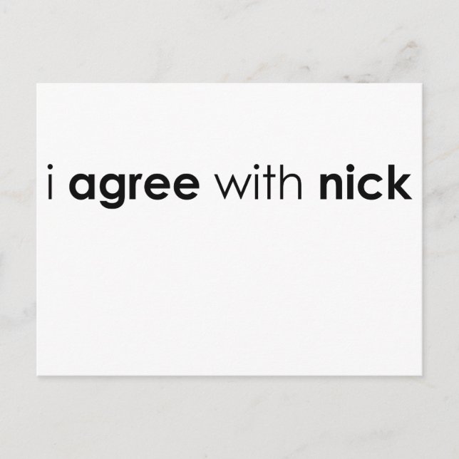 Carte Postale nick.ai (Devant)