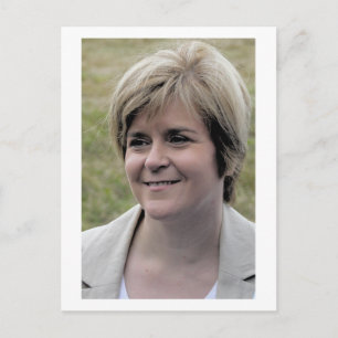 Carte Postale Nicola Sturgeon Premier ministre d'Écosse