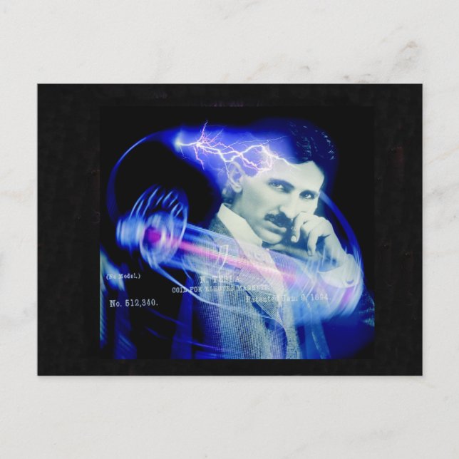 Carte Postale Nicola Tesla (Devant)