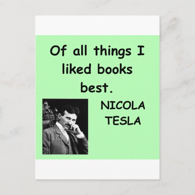 Carte Postale Nicola Tesla (Devant)