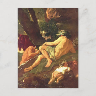 Carte Postale Nicolas Poussin- Midas lave à River Pactolus