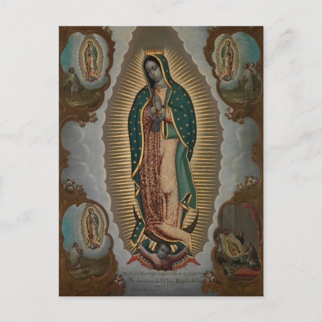 Carte Postale Nicols Enrquez La Vierge de Guadalupe (Devant)