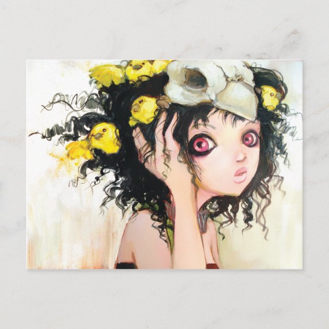 Carte postale nid d'oiseaux (Devant)