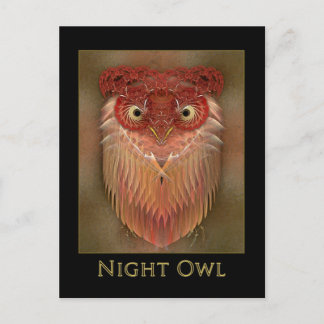 Carte Postale Night Owl