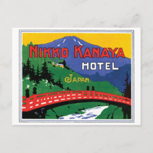 Carte Postale Nikko Kanaya Hotel Japon