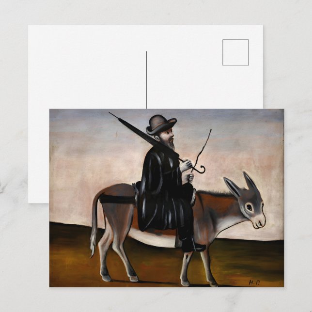 Carte Postale Niko Pirosmani, peintre géorgien (Devant / Derrière)