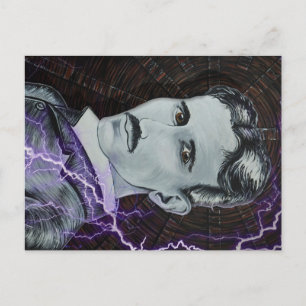 Carte Postale Nikola Tesla