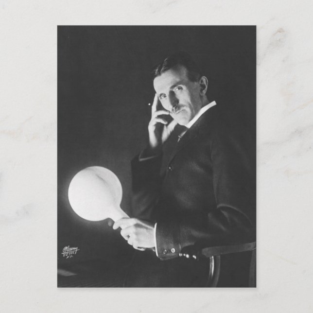 Carte Postale Nikola Tesla, 1898. (Devant)