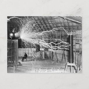 Carte Postale Nikola Tesla, Colorado Springs, 1899