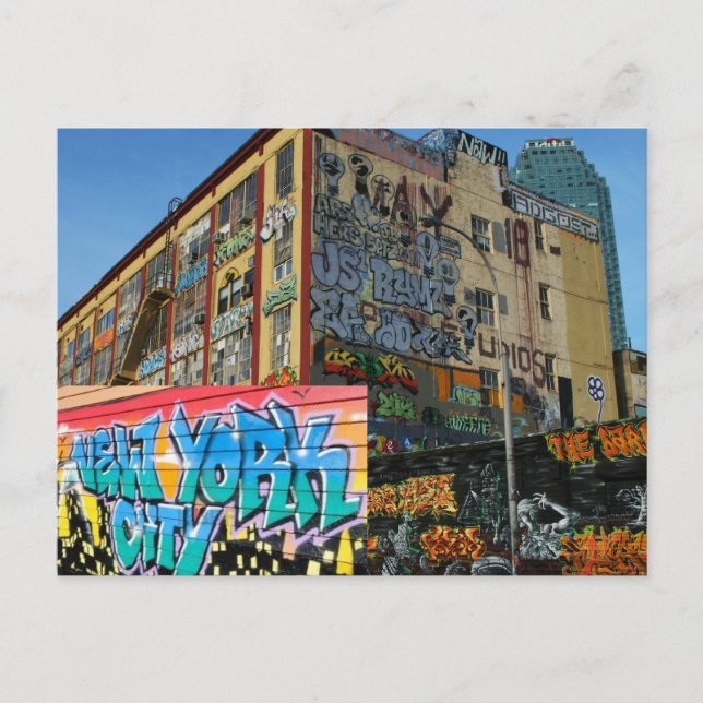 Carte Postale n'importe quel graffiti (Devant)