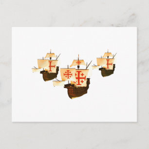 Carte Postale Nina Pinta & Père Noël Maria