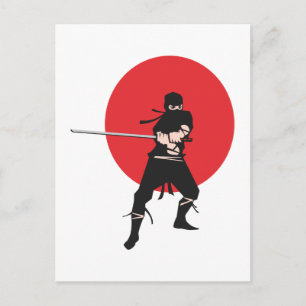 Carte Postale Ninja