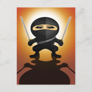 Carte Postale Ninja Boy