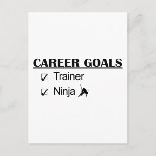 Carte Postale Ninja Objectifs de carrière - Formateur