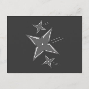 Carte Postale Ninja Stars