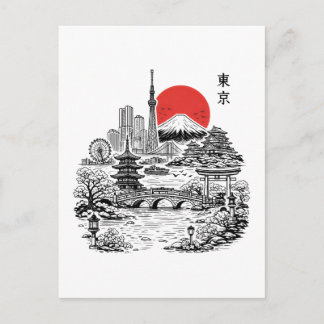 Carte Postale Nippon Sakura Tokyo Sakura 