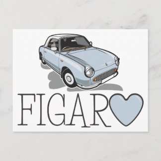 Carte Postale Nissan Figaro Pale Aqua