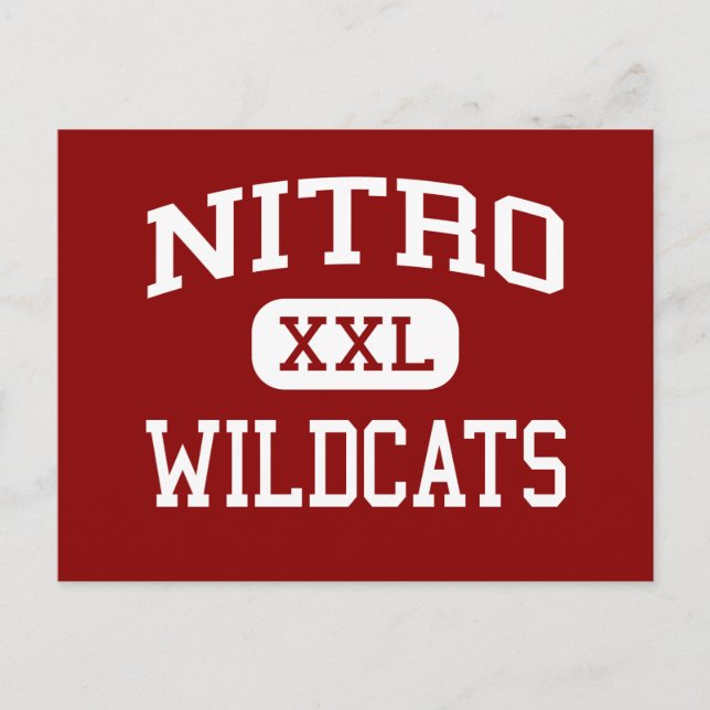 Carte Postale Nitro - Wildcats - High - Nitro West Virginia (Devant)
