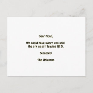 Carte Postale Noah