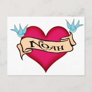 Carte Postale Noah - T-shirts et cadeaux personnalisés en tatoua