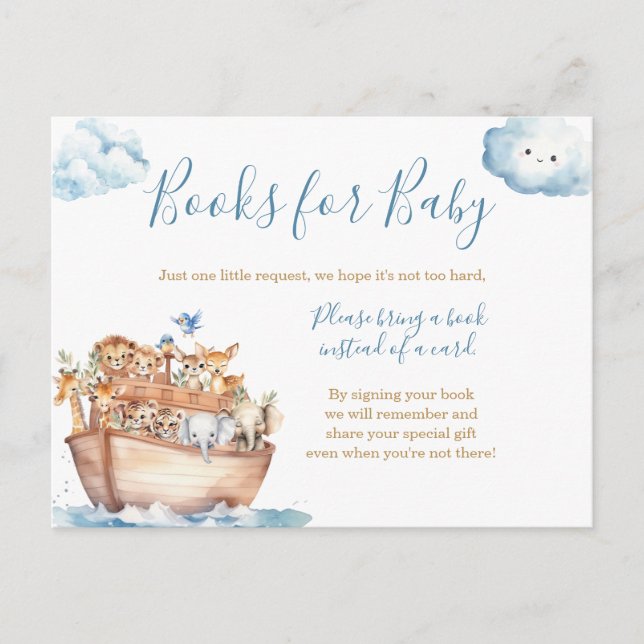 Carte Postale Noah's Ark Books for Baby (Devant)