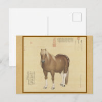 Noble Reddish Horse Art - Impression Traditionnell
