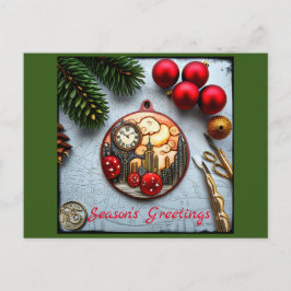 Carte Postale Noël à la vapeur