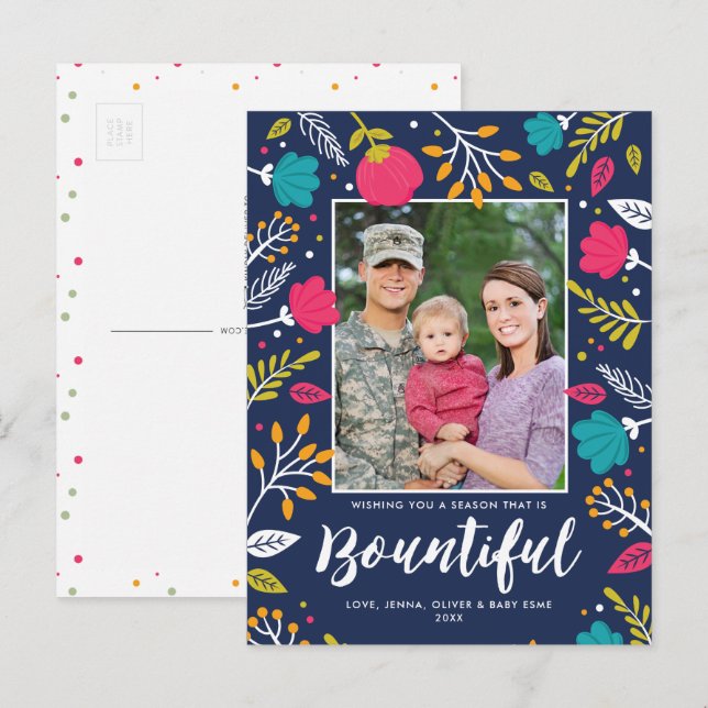 Carte postale Noël Bounty Holiday (Devant / Derrière)