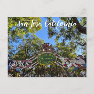 Carte Postale Noël dans le parc - San Jose, CA