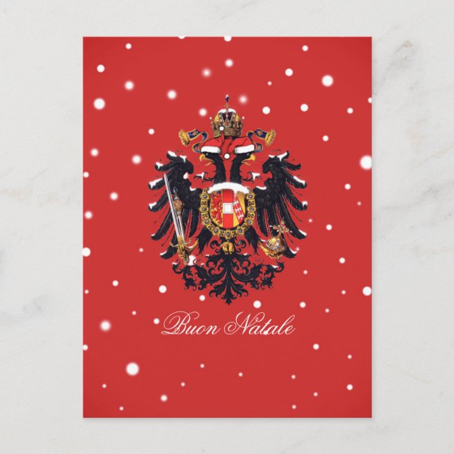 Carte Postale Noël des Habsbourg "Buon Natale" (Devant)