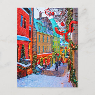 Carte Postale Noël du Québec