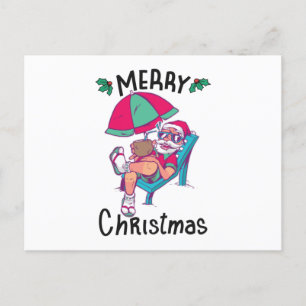 Carte Postale Noël en juillet