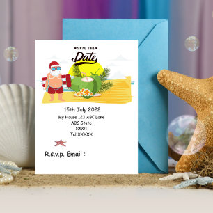 Carte Postale Noël en juillet avec SANTA CLAUS Enregistrer la da