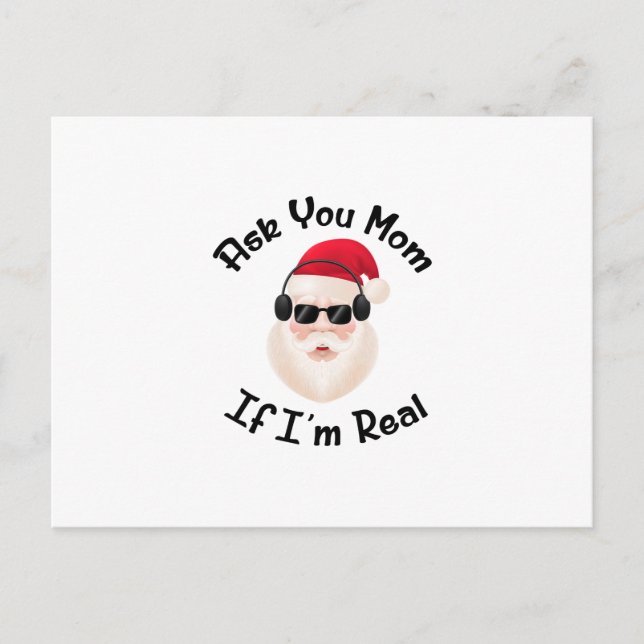 Carte Postale Noël horrible Noël moche drôle (Devant)