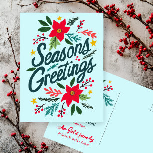 Carte Postale Noël Joyeuses Fêtes Noël Noël Noël Noël