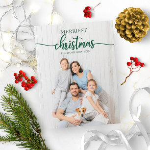 Carte Postale Noël le plus joli Unique Photo de vacances Salutat