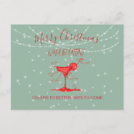 Carte Postale Noël Martini Martini Green