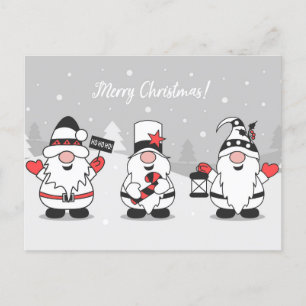 Carte postale Noël mignonne