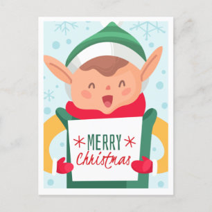 Carte postale Noël mignonne