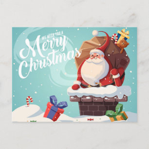 Carte postale Noël mignonne
