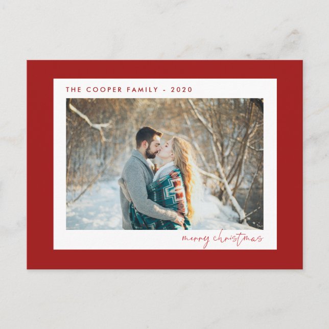 Carte postale | Noël moderne (Devant)