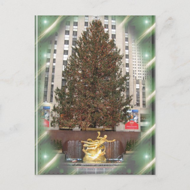 Carte postale Noël New York (Devant)