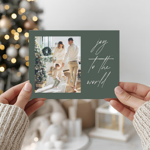 Carte Postale Noël Photo Moderne