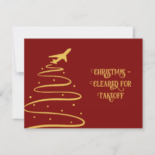 Carte Postale Noël prêt pour le décollage