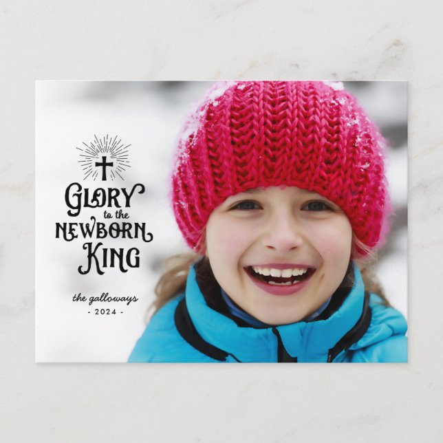 Carte Postale Noël religieux photo complète (Devant)