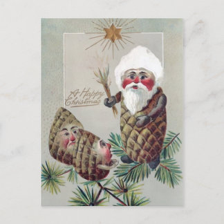 Carte Postale Noël victorien vintage