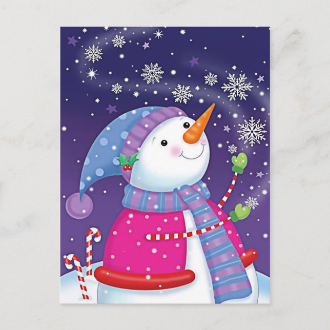 Carte Postale Noël vintage (Devant)